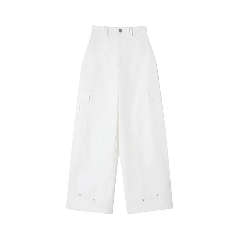 White Cargo Slacks