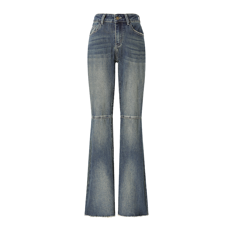 Blue High-Waisted Skinny Jeans