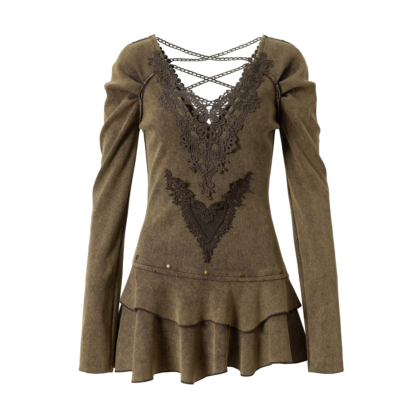 Palace Deep V-Neck Knitted Dress