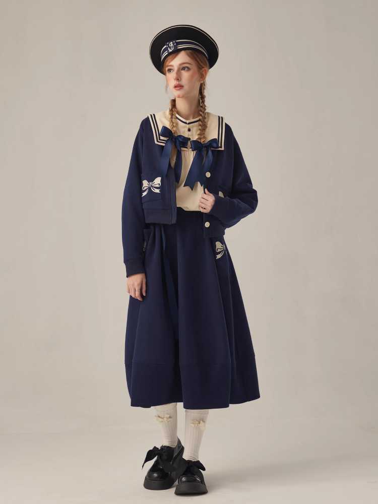 V-Ausschnitt kurzer Cardigan