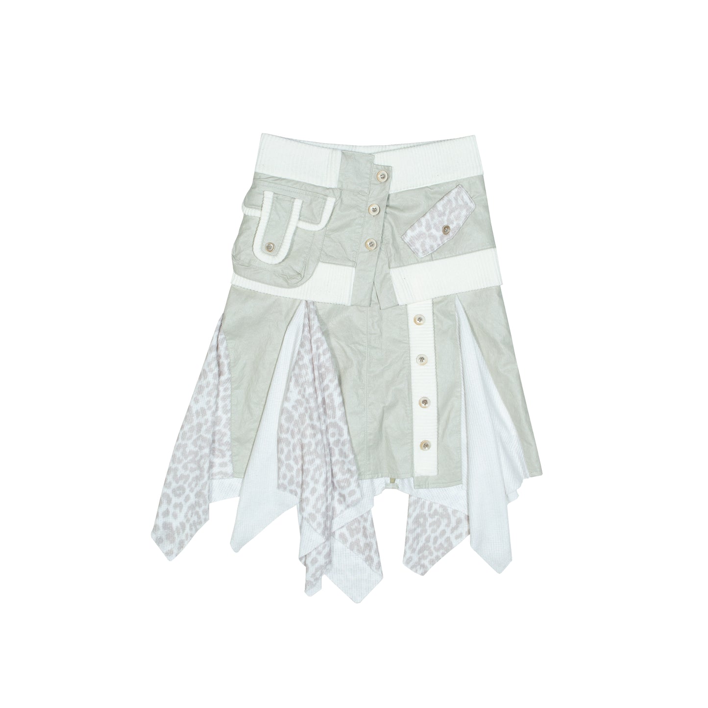 펑크 록 레트로 로우 웨이스트 가죽 스커트