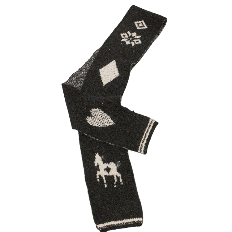 Love Pony Knitted Plush Warm Hat Scarf Set-Up