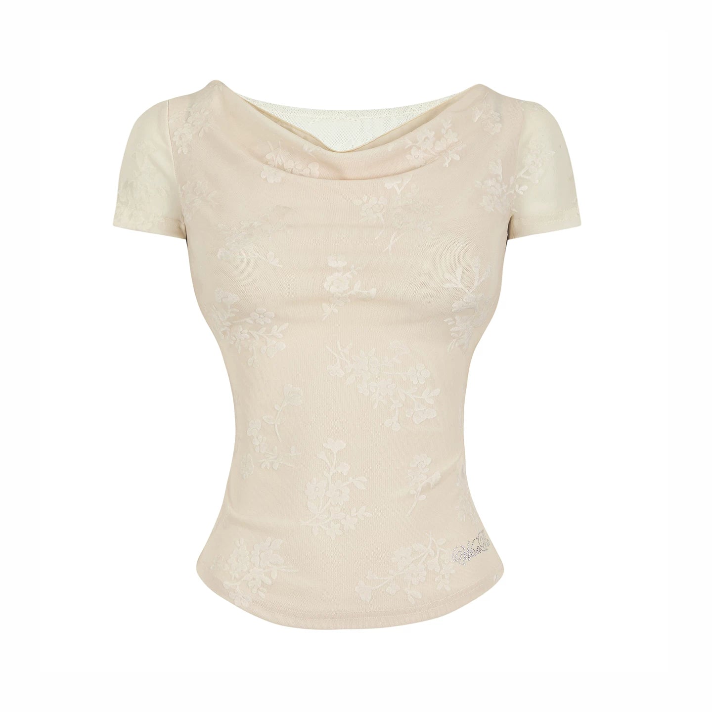Romantic Velvet Floral Top