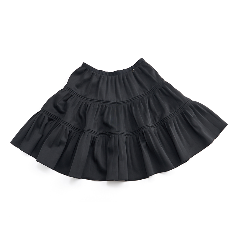 Romantic Pleated Flower Skirt