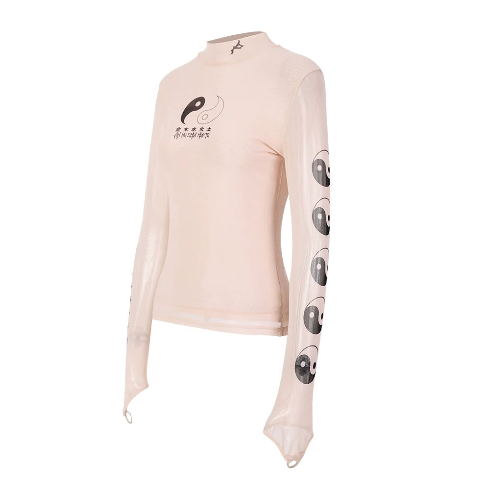 슬림 긴팔 티셔츠