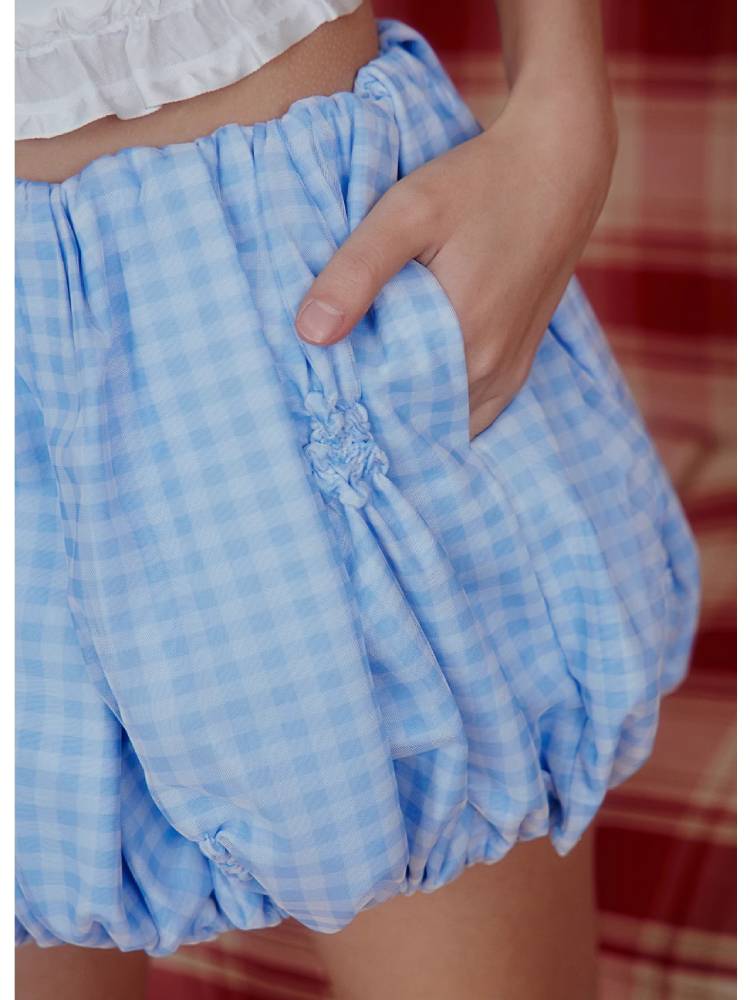 Flauschiger Kürbisrock