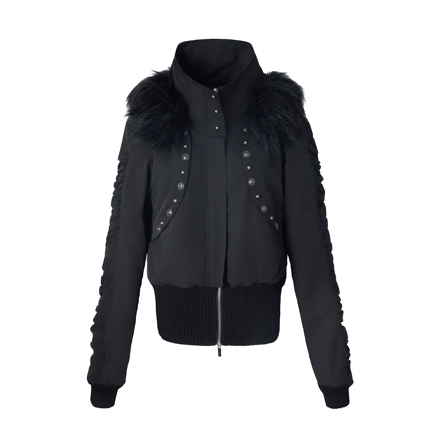 Autumn Short Waist Fur Jacket