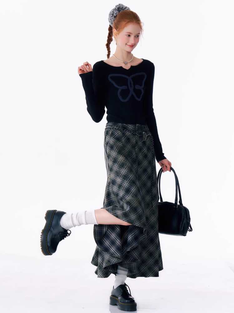 슬림 핏 니트 셔츠