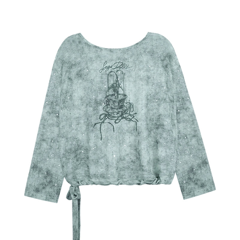 Sun Protection Peplum Blouse Set-Up