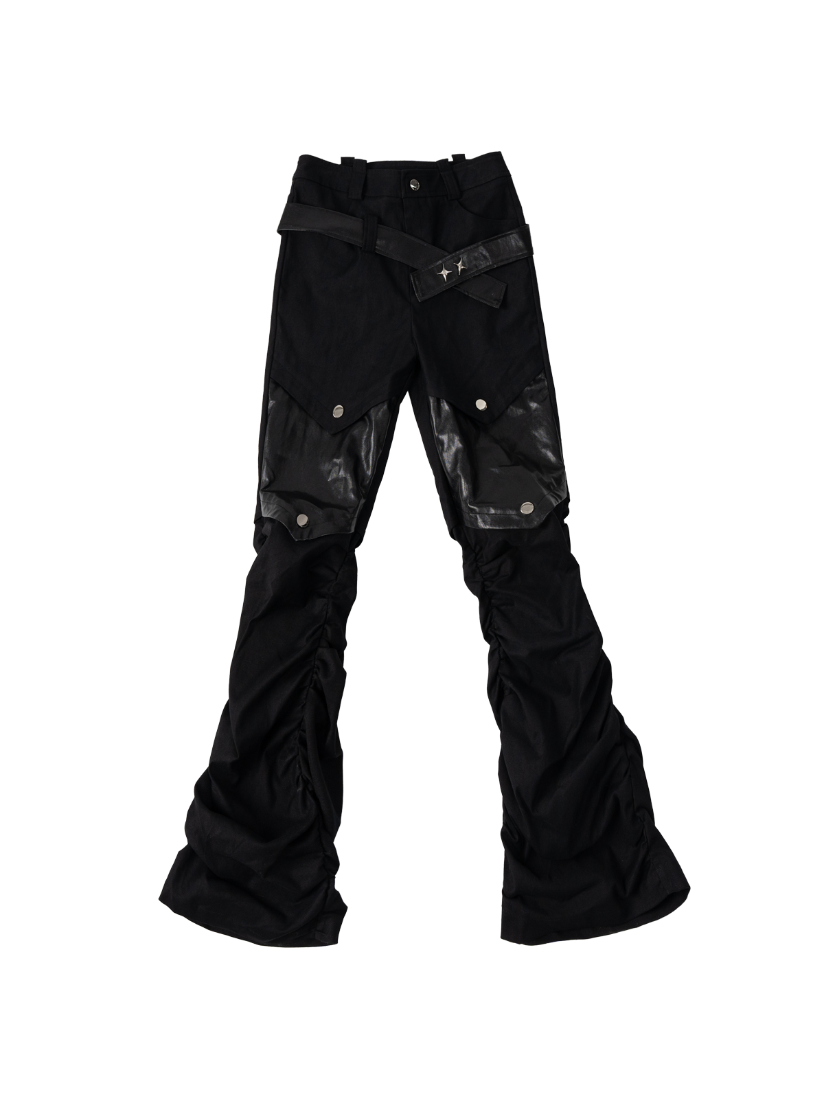 Street Style Patchwork Jeans