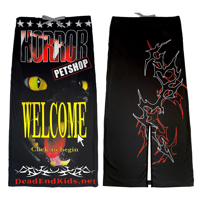 Punk Hot Girl Sweatshirt Skirt