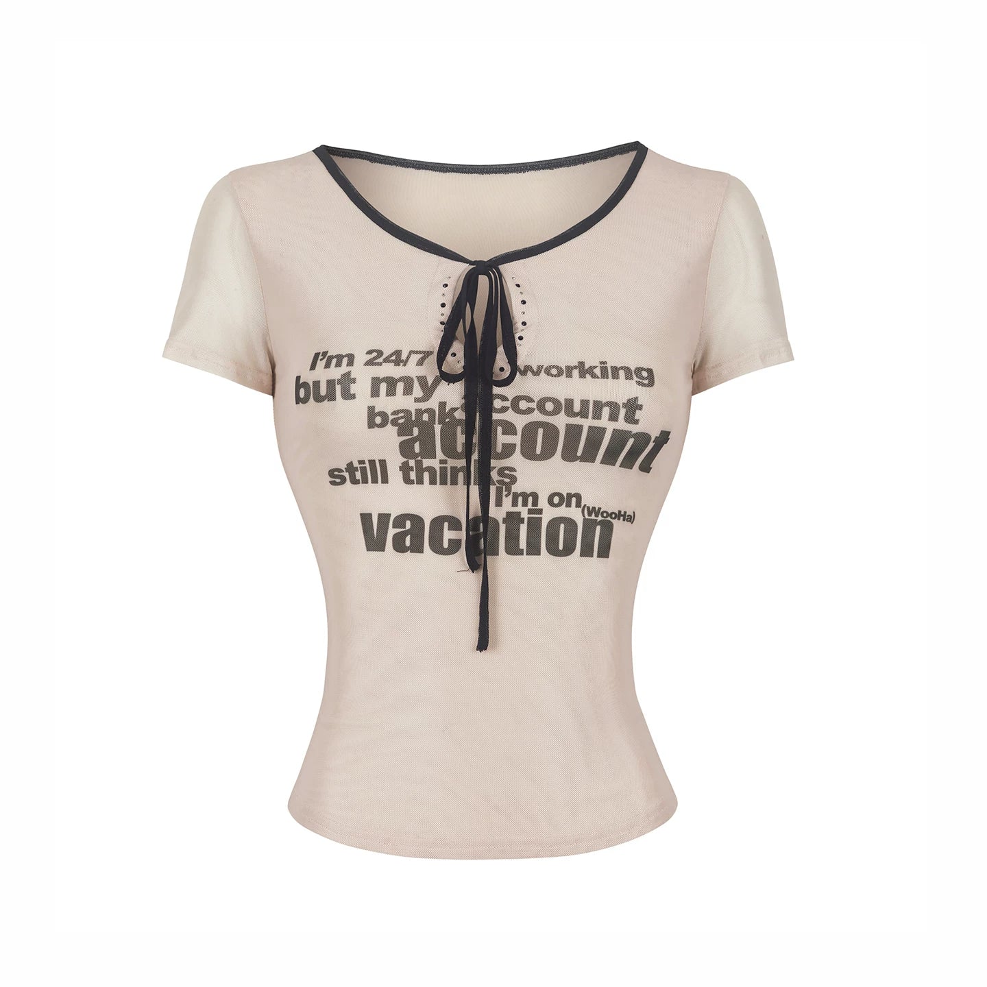 Spicy Print Cutout T-Shirt