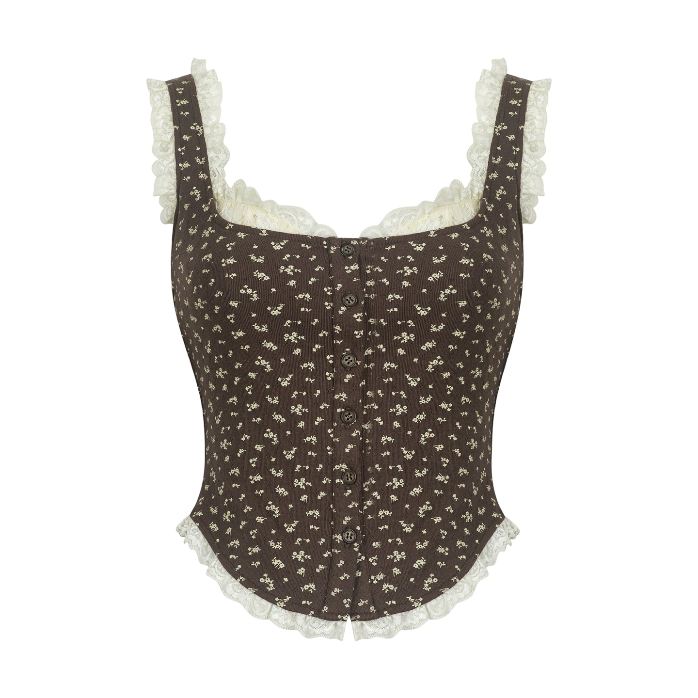 Retro Sweet Padded Vest Top