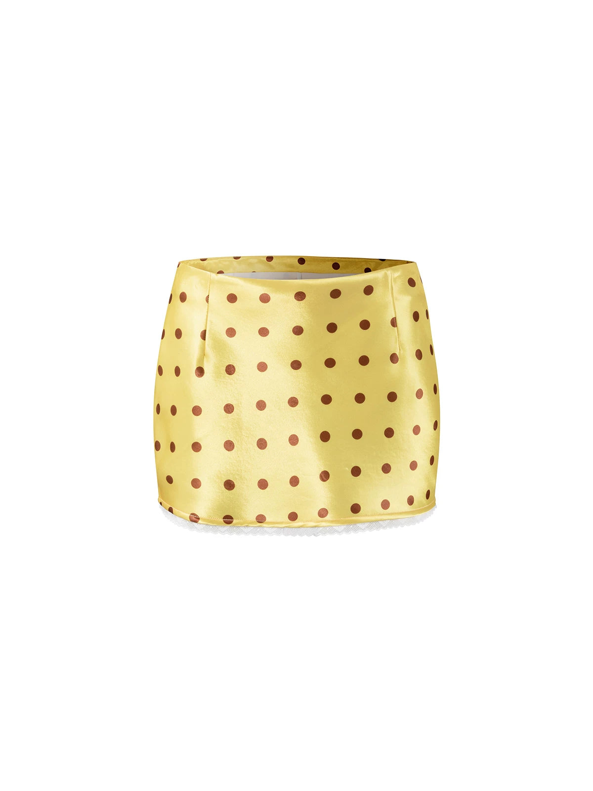 Retro Acetate Polka Dot Skirt