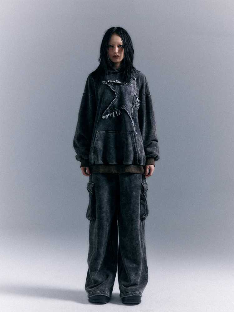 Kapuzenshirt lockerer Hoodie