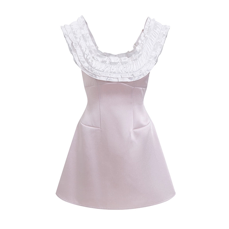 Pink Patchwork Dress