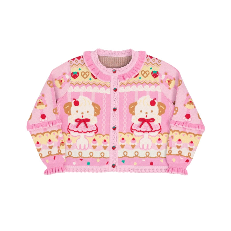 Sweet Tea Puppy Knit Cardigan