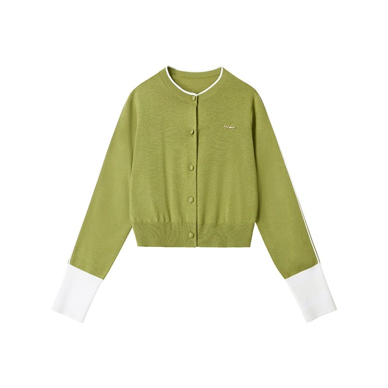 Wool Slim Fit Knit Top