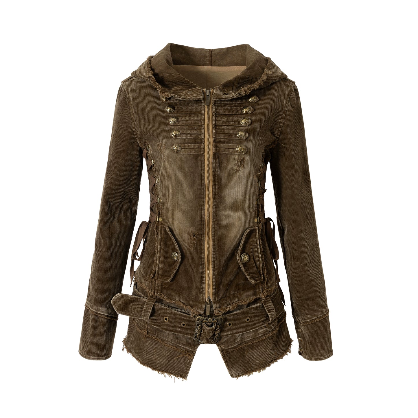 Detachable Slim Hooded Jacket