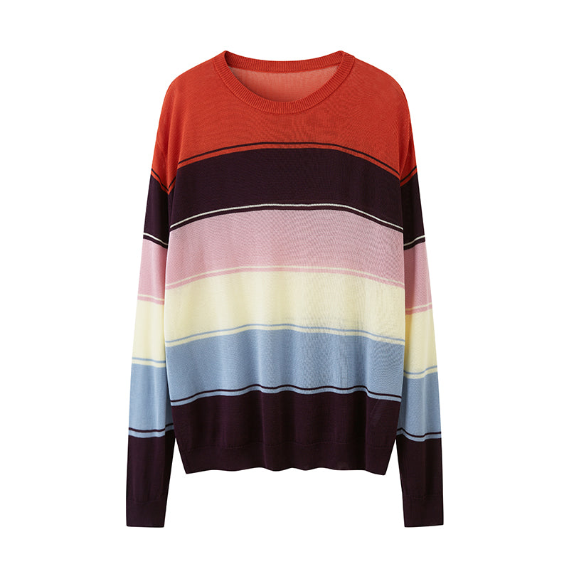 Color Block Knit Top