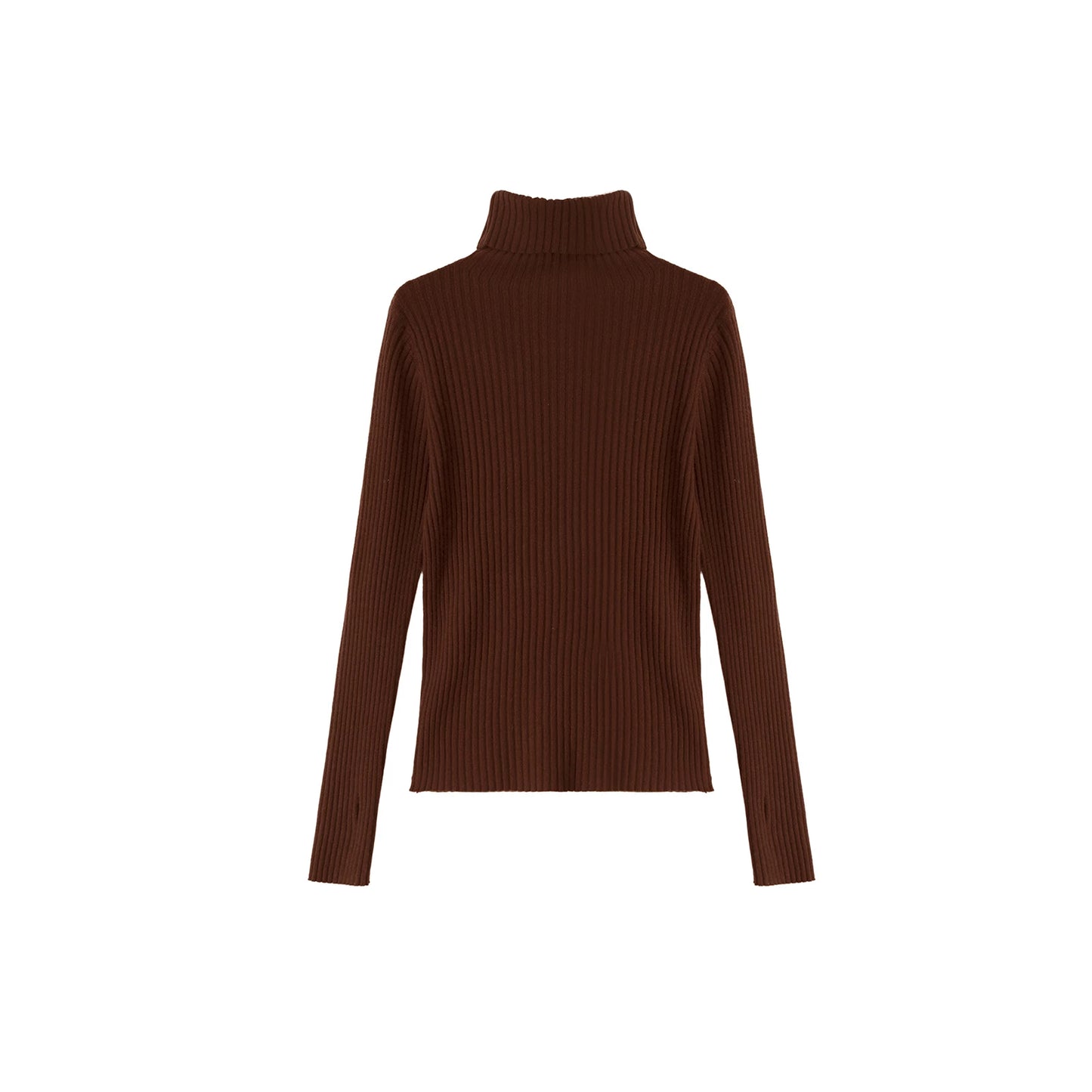 Soft Cloud Ribbed Turtleneck Sweater