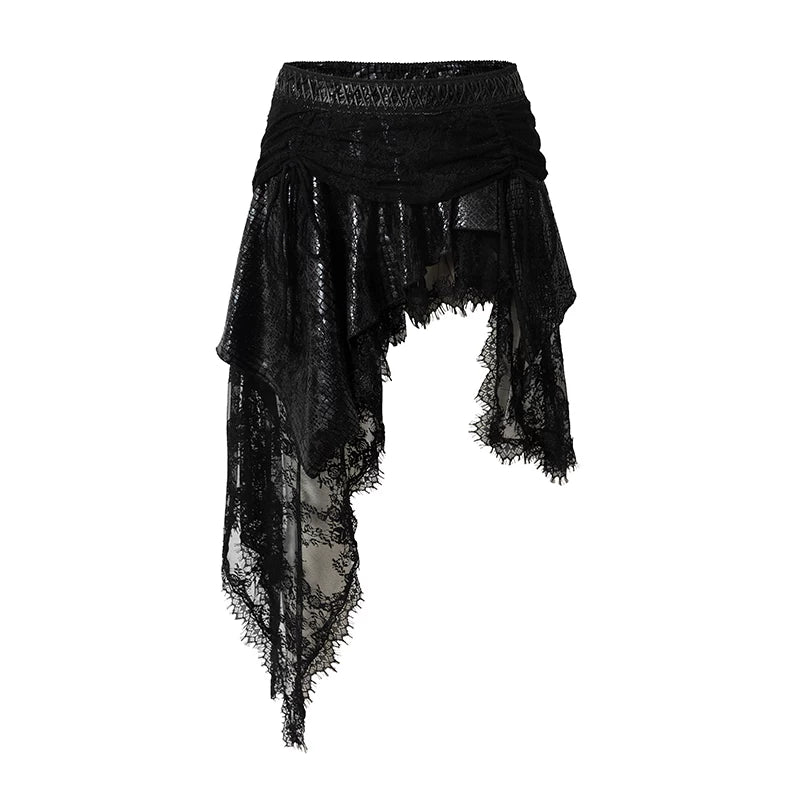 Baroque Velvet Lace Skirt