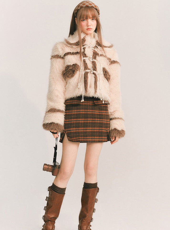 Schwarzer Tee Woll-Karorock