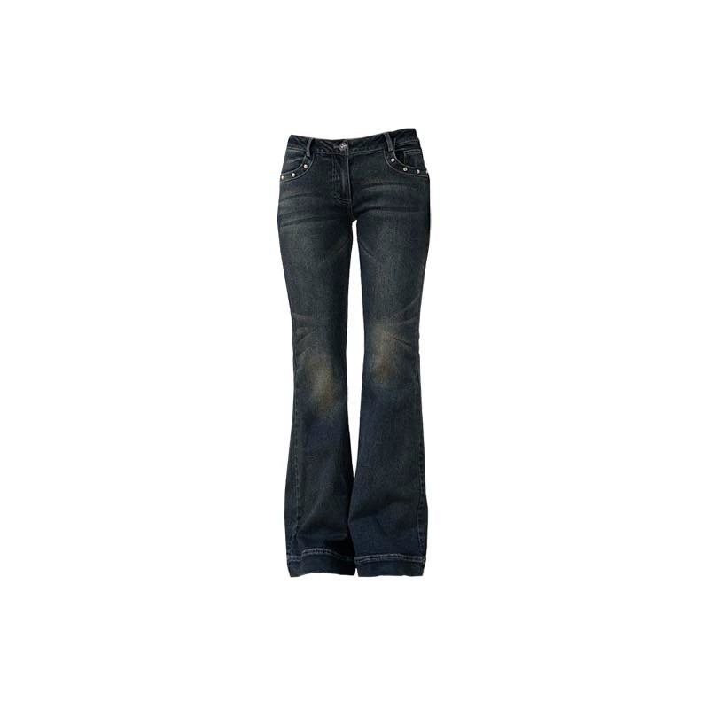 Blue Vintage Slim Denim Trousers