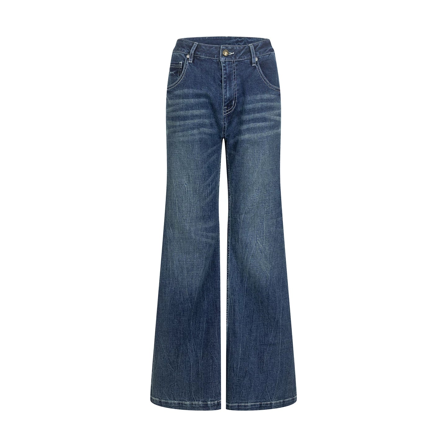 Vintage Star Patch Denim Pants