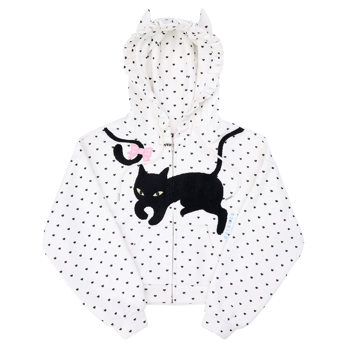 Love Polka Dot Cat Ear Jacket