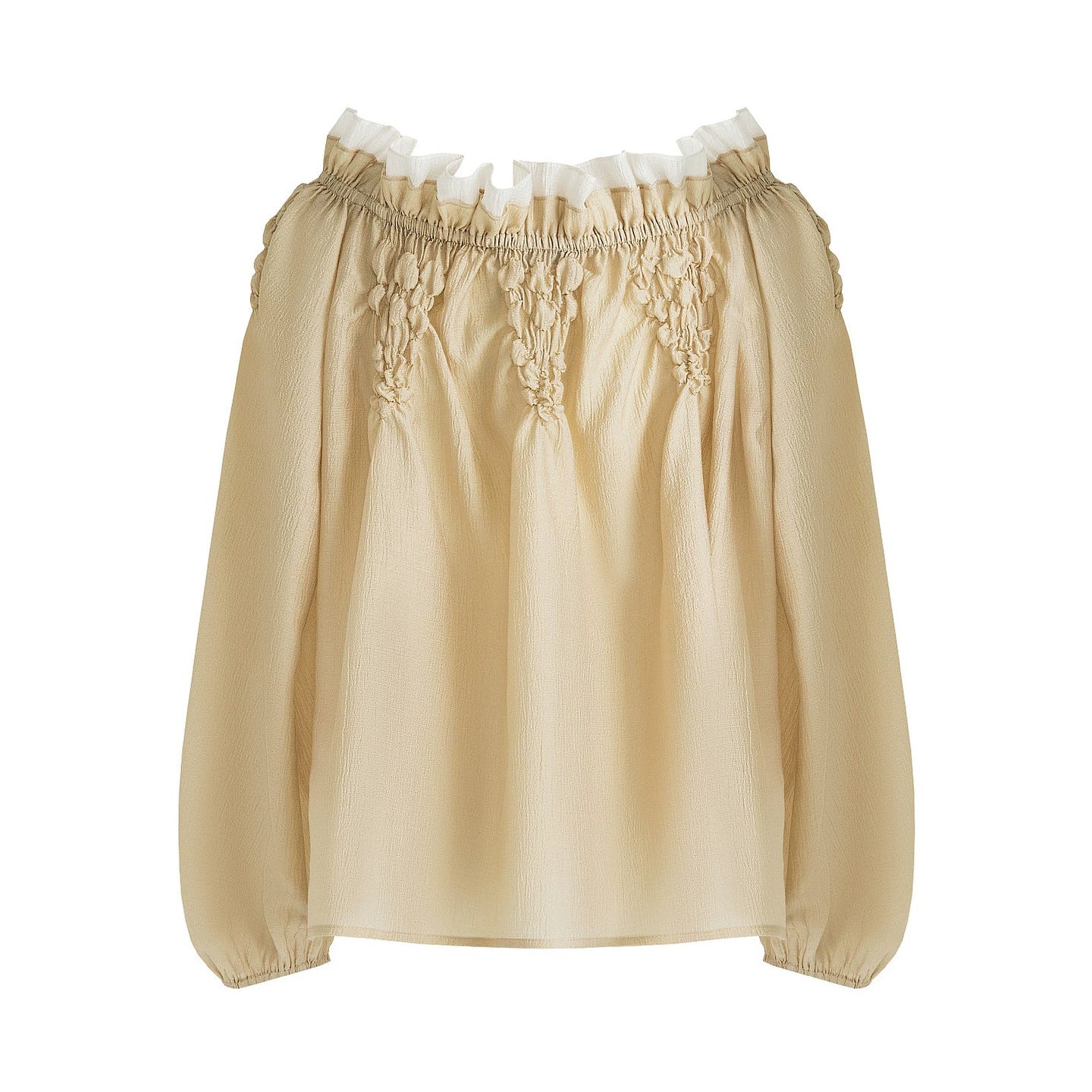Unspoken Ruffled One-Shoulder Blouse