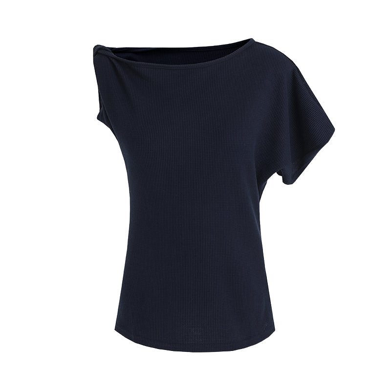 Asymmetry Shoulder T-Shirt