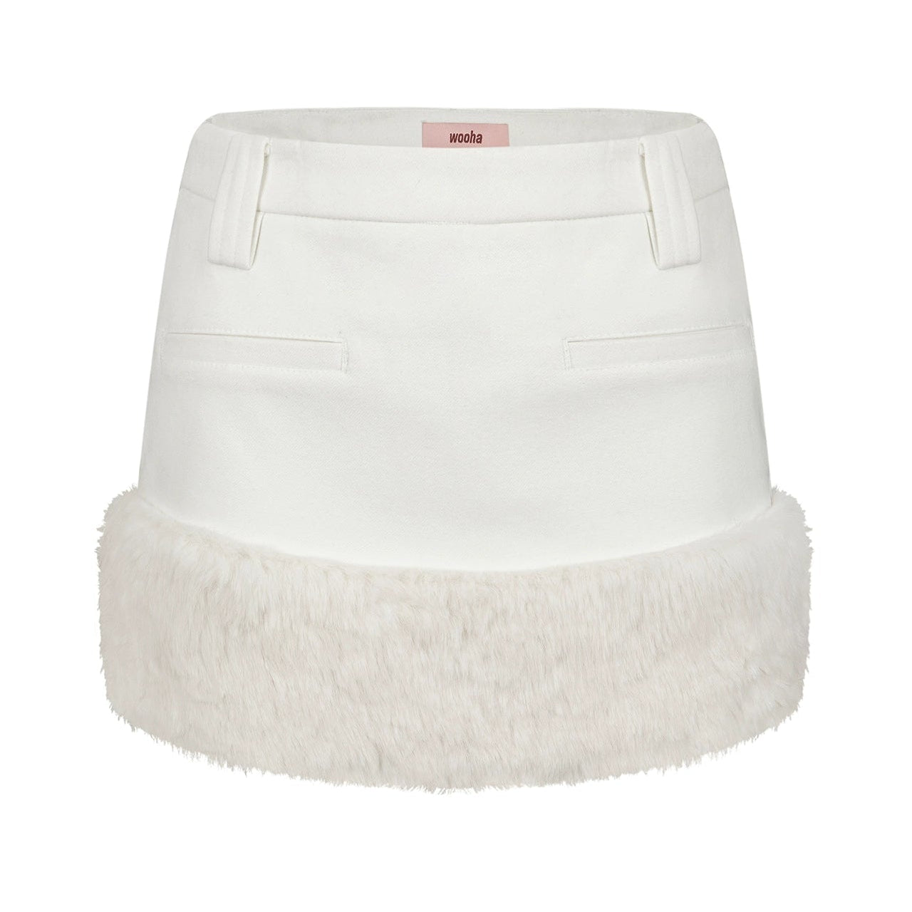 Vintage Furry Patchwork Skirt