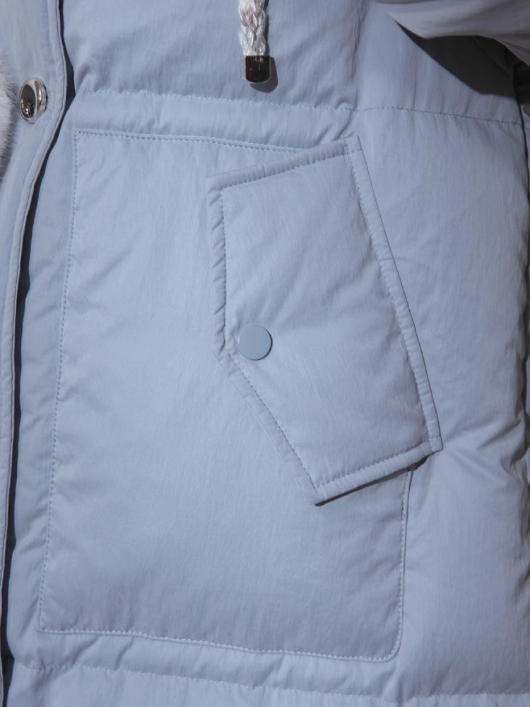 Lässige Daunenjacke