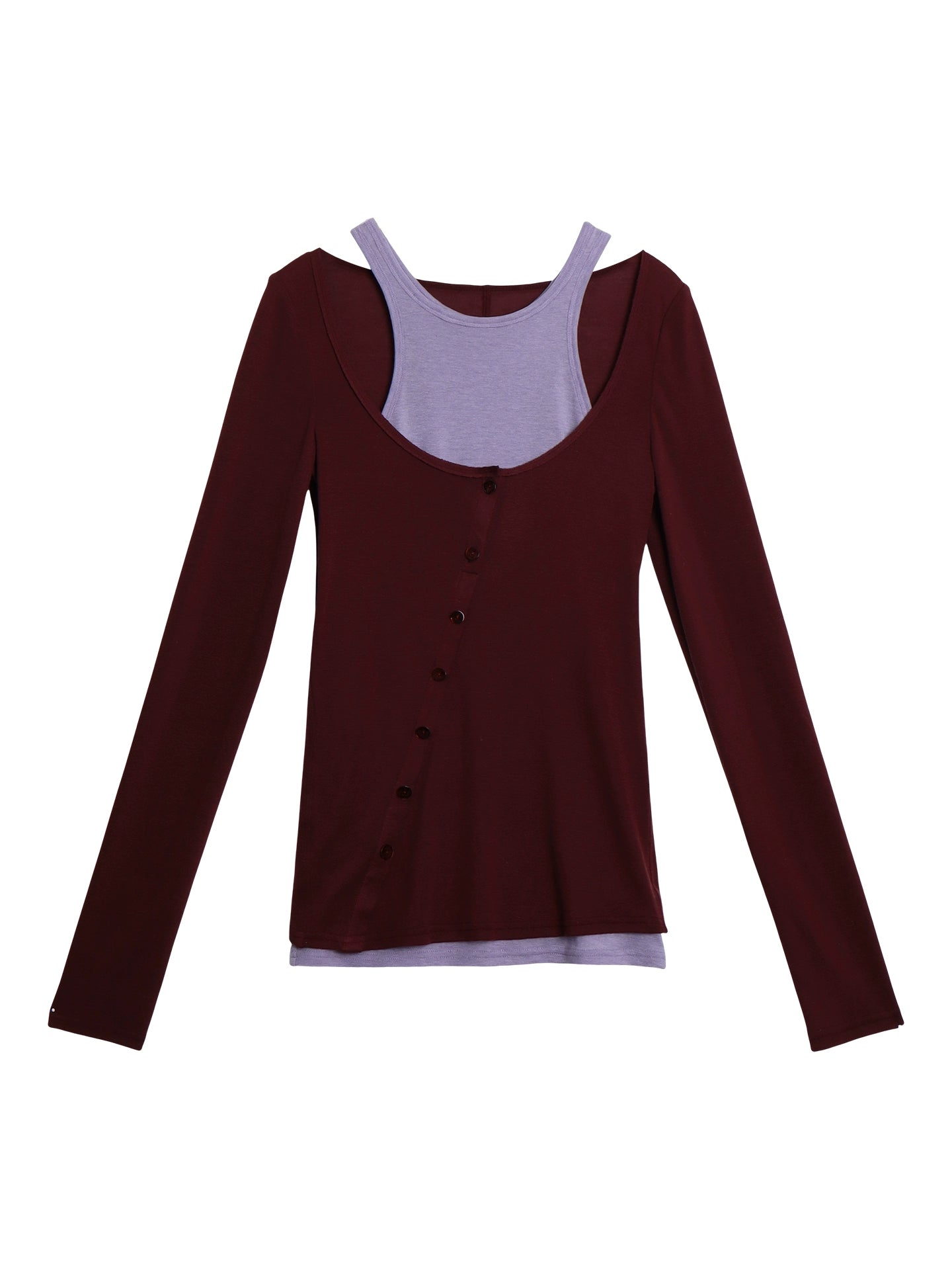 Slim Silk Wool Base Layer Top