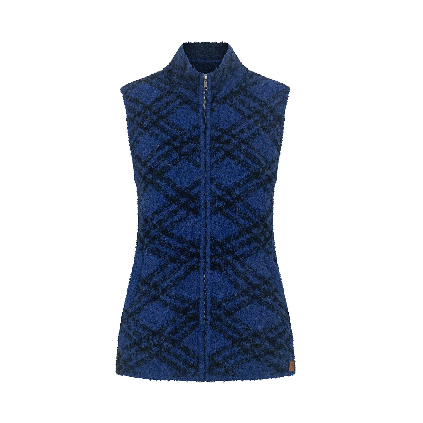 Retro Plaid Knitted Vest