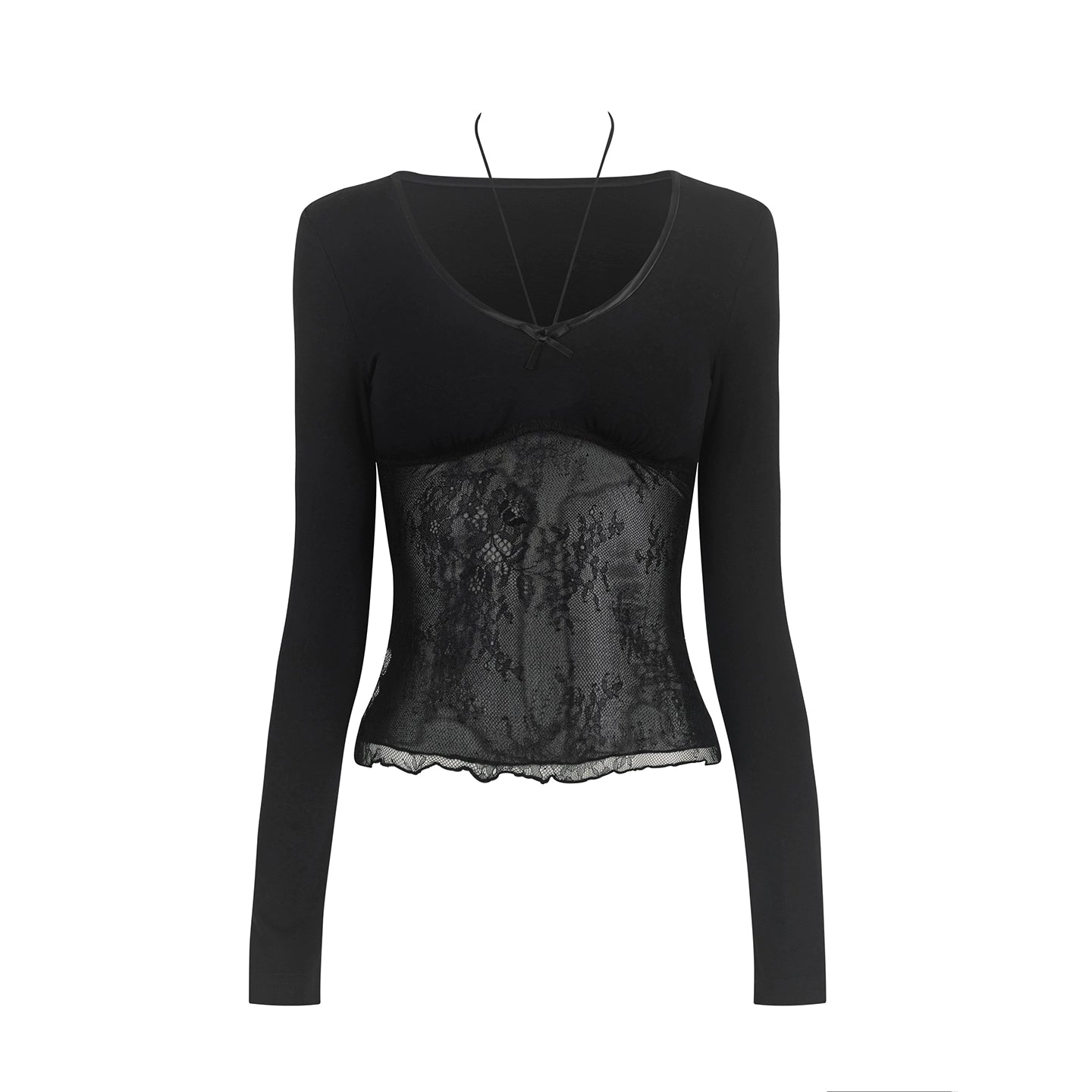Lace Long Sleeve T-Shirt