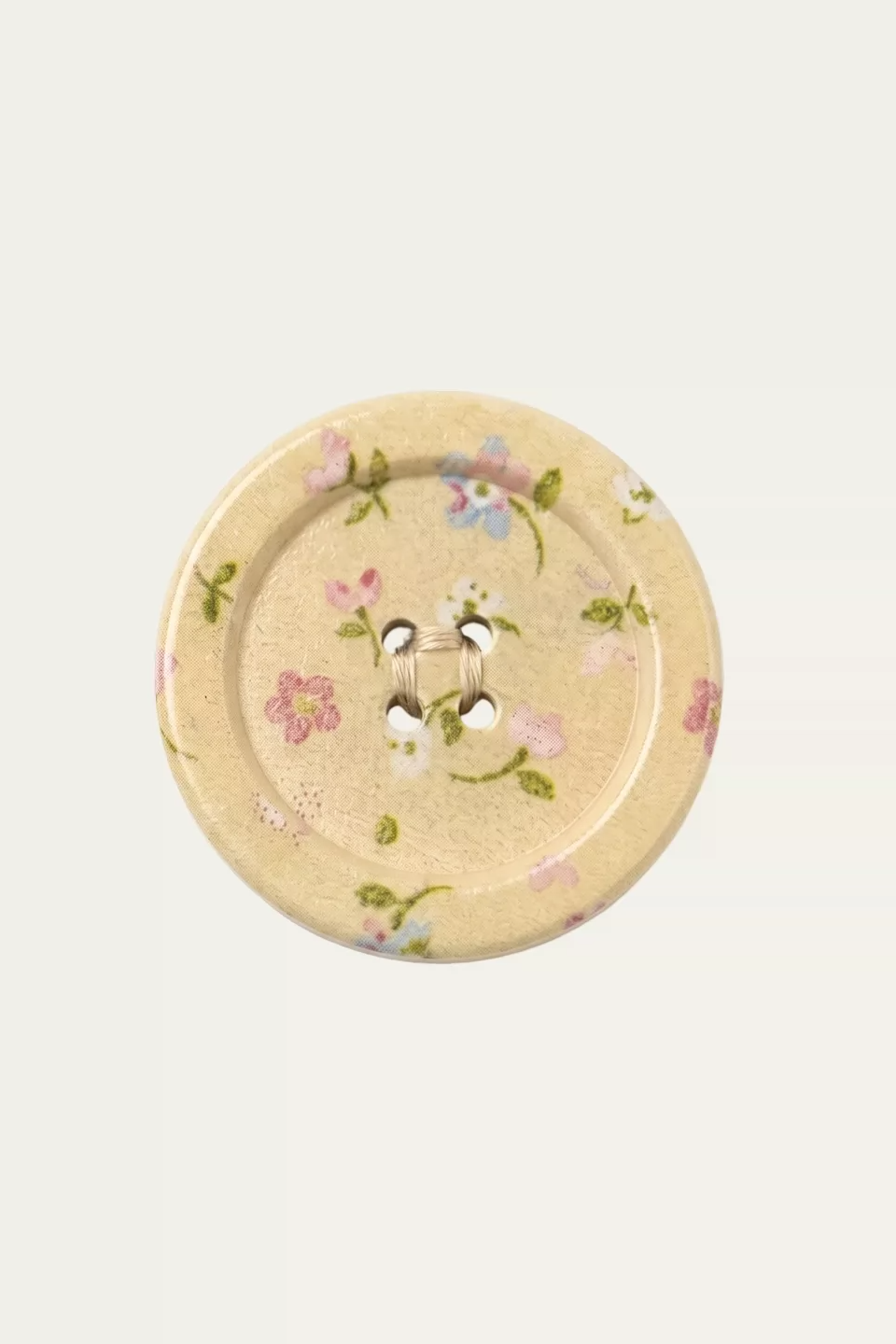 Plaid Polka Dot Button Hairpin