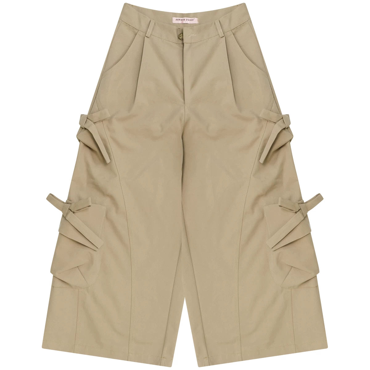 Forest Wanderer Khaki Cropped Pants