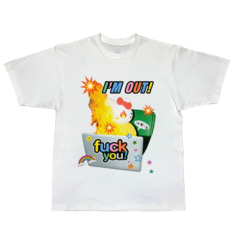 American Retro Cotton T-Shirts