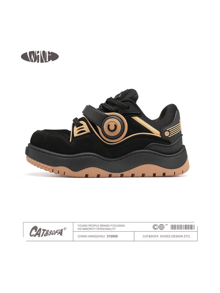 Plattform Skateboardschuhe