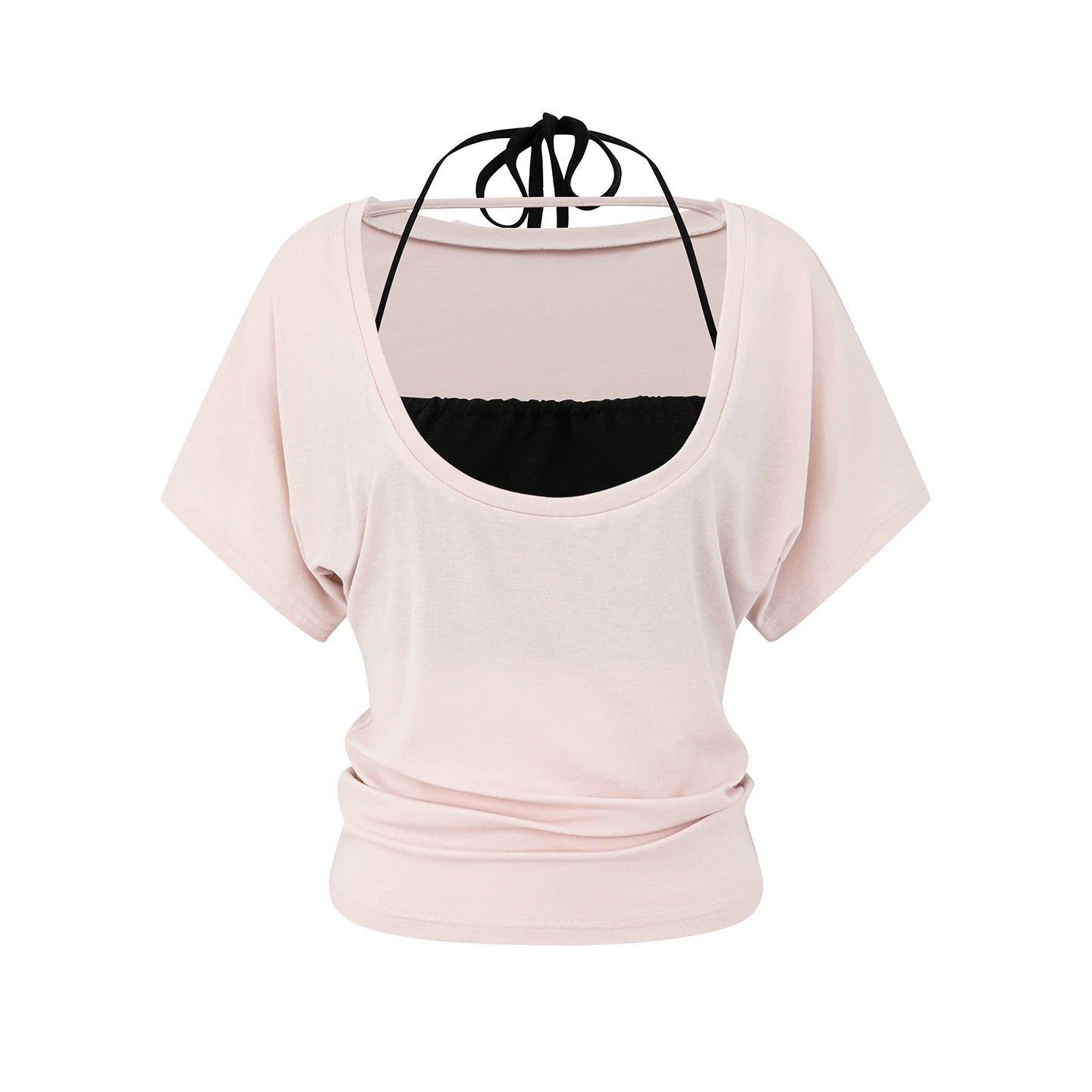 Lyocell Pleated Knit T-Shirt Set