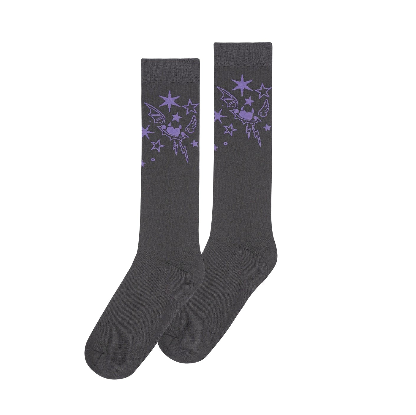 Cool Gray Graffiti Jk Socks