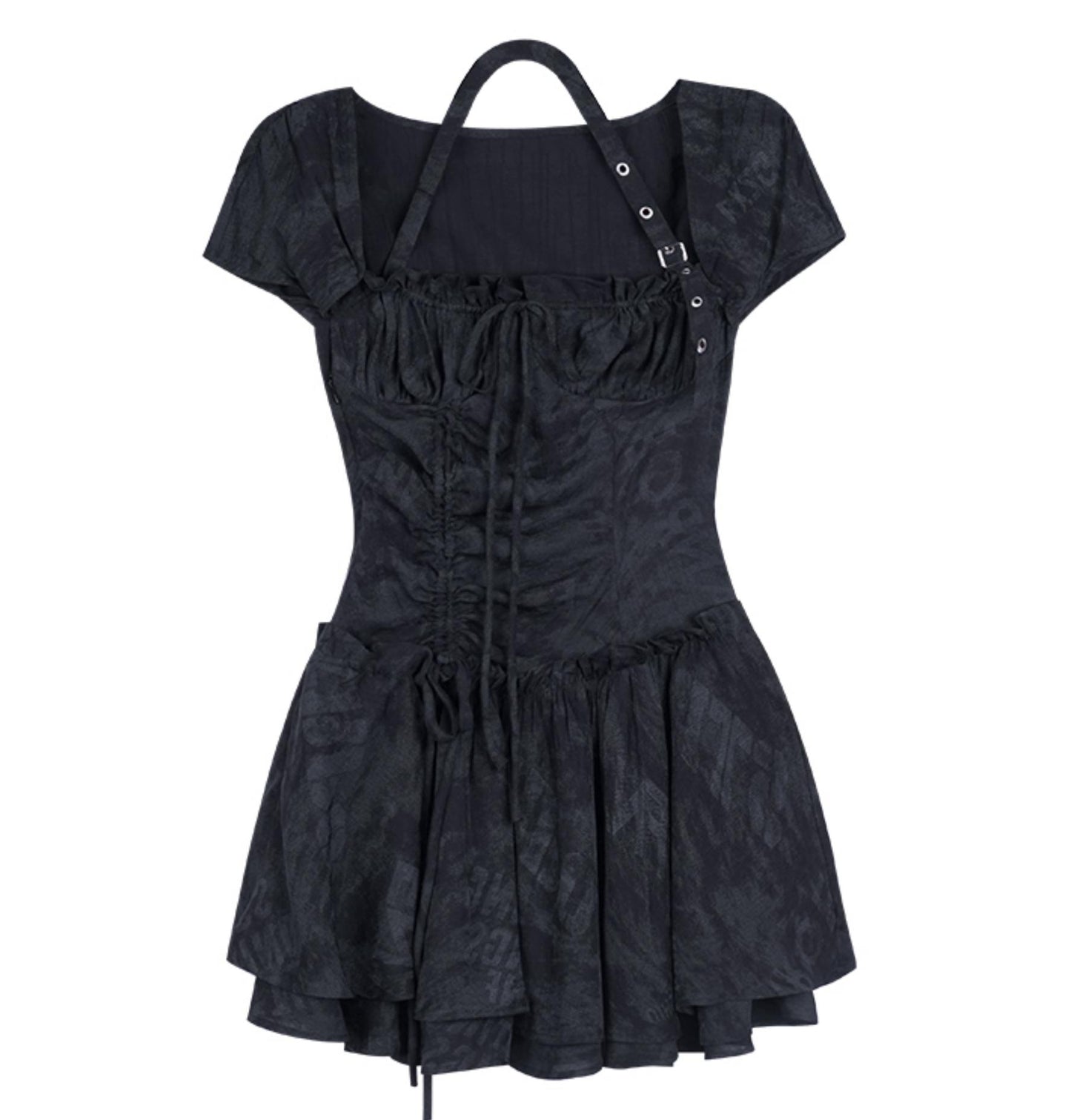 Black Peplum Dress