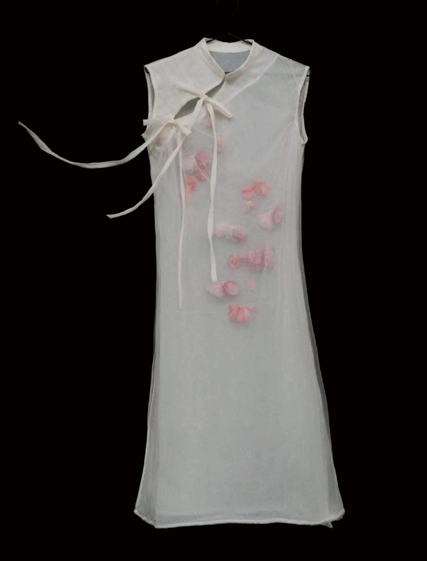 Modern Cheongsam-Inspired Dress Set