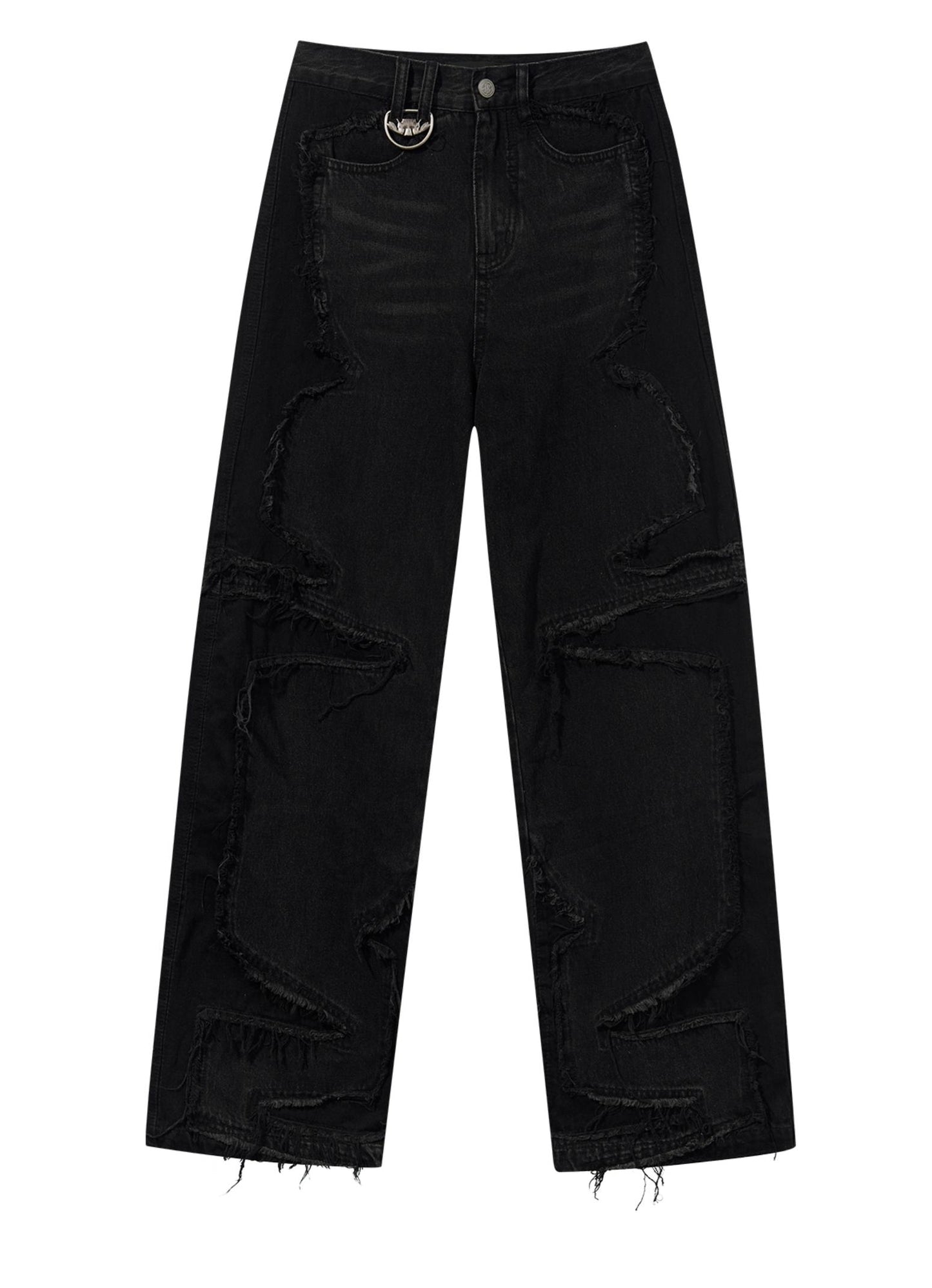Vintage Split Denim Pants