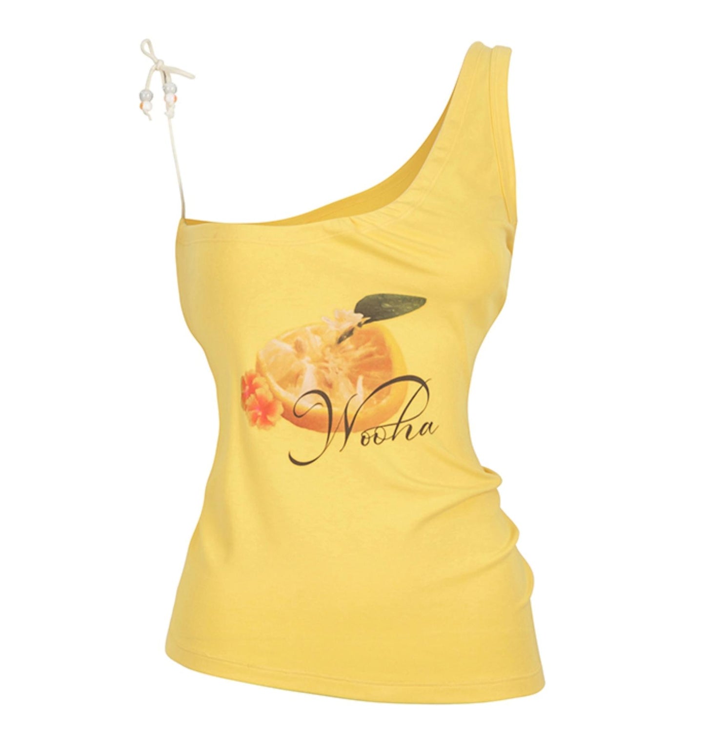 Asymmetrical Print Top