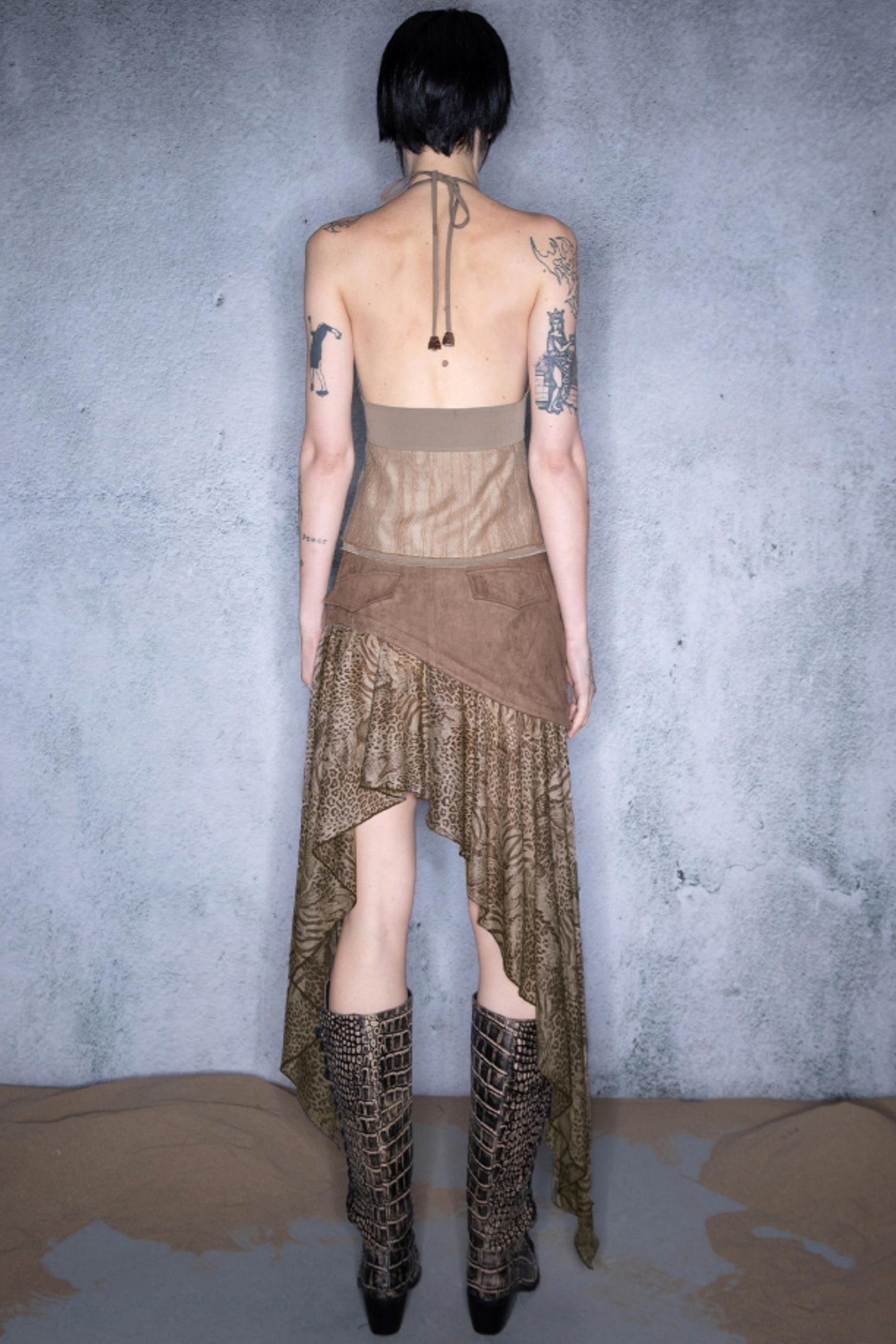 Leaf Beaded Cotton Camisole