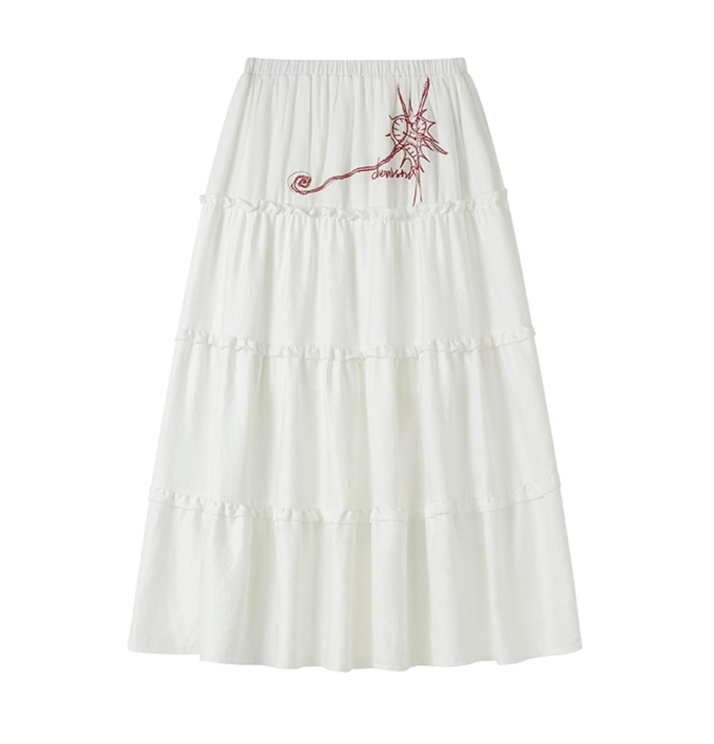 Heartbeat A-Line Skirt