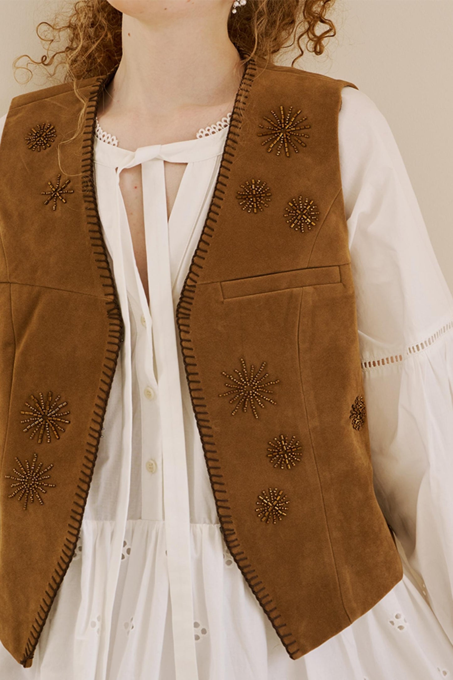 Vintage Beaded Vest